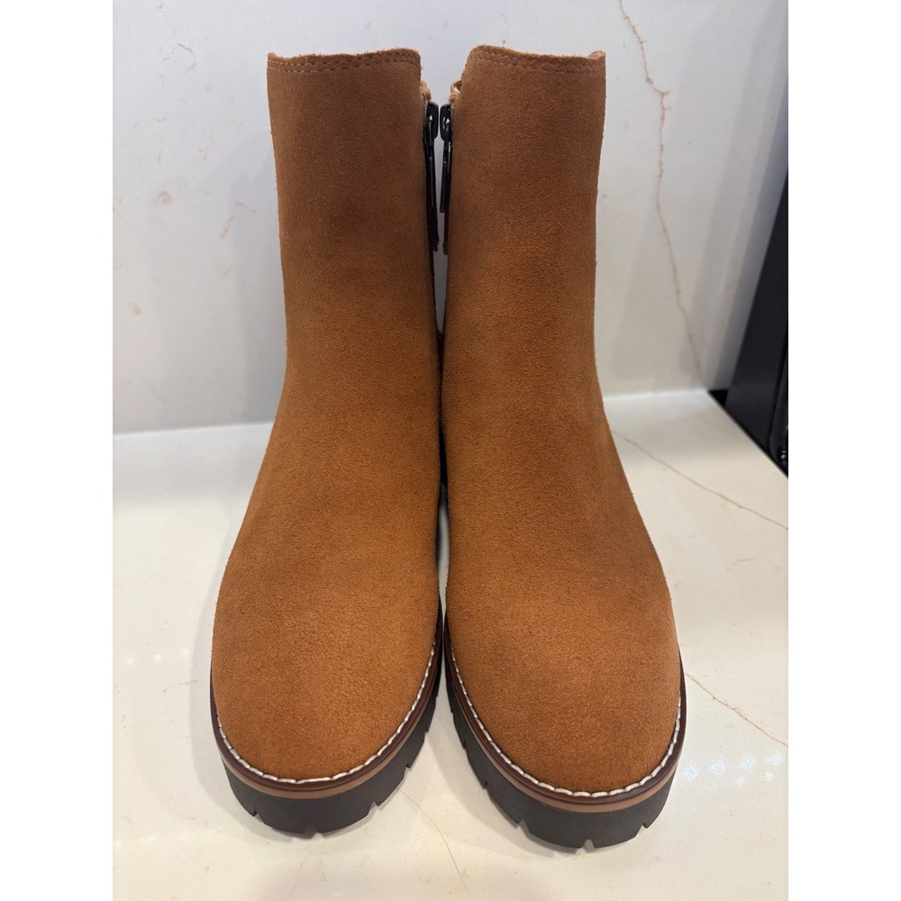 NEW Blondo 6.5 Dakota Waterproof Ankle Boot Women Cognac - Picture 3 of 12